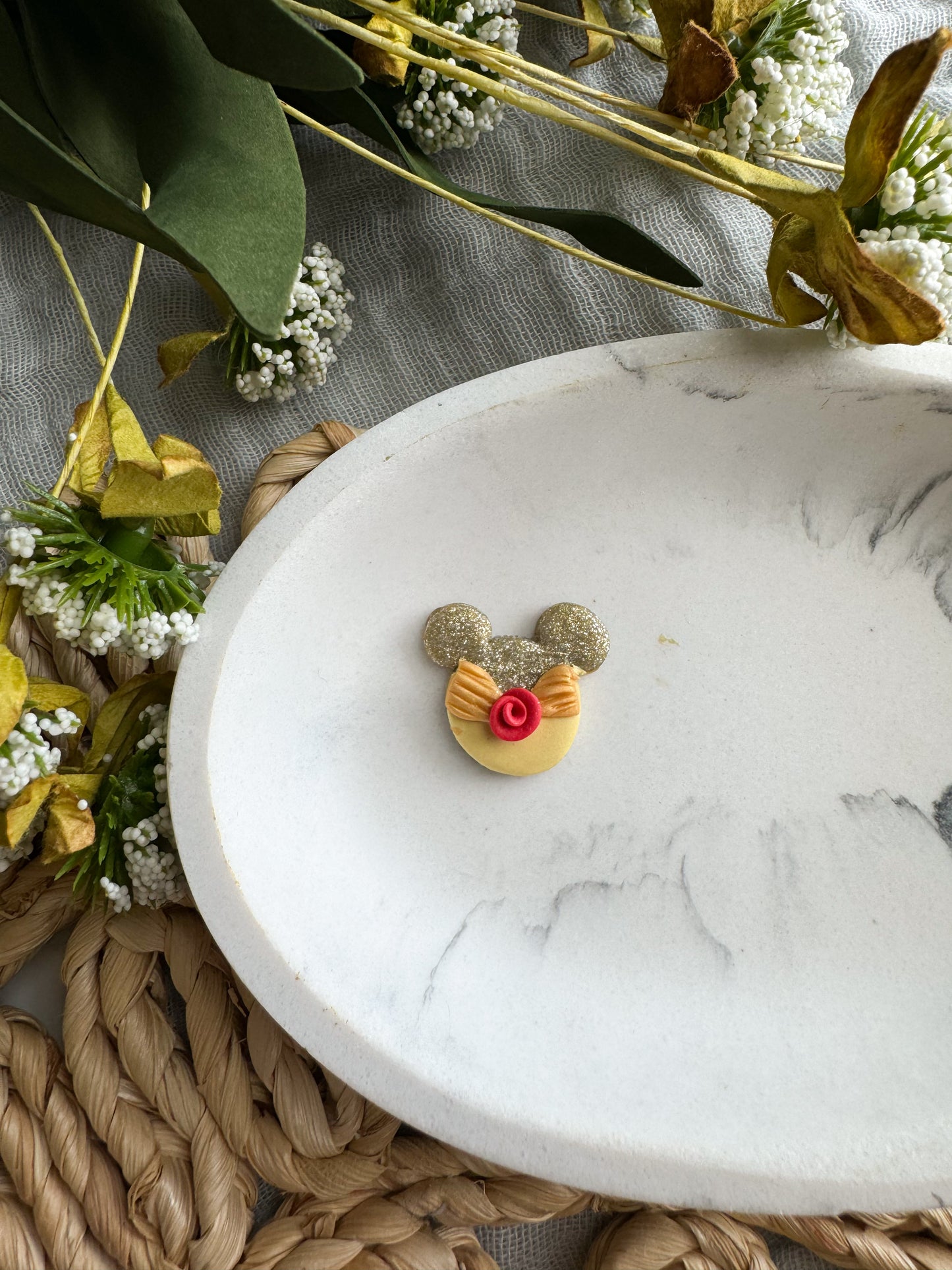 Belle-Inspired Mouse Studs