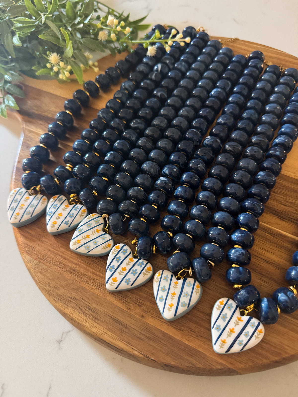 Blue & Gold Necklace