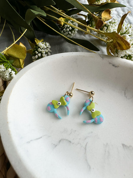 Monsters Inc- Inspired Mouse Ear Dangles