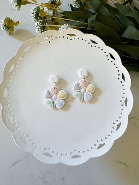 Pastel Flower Dangles