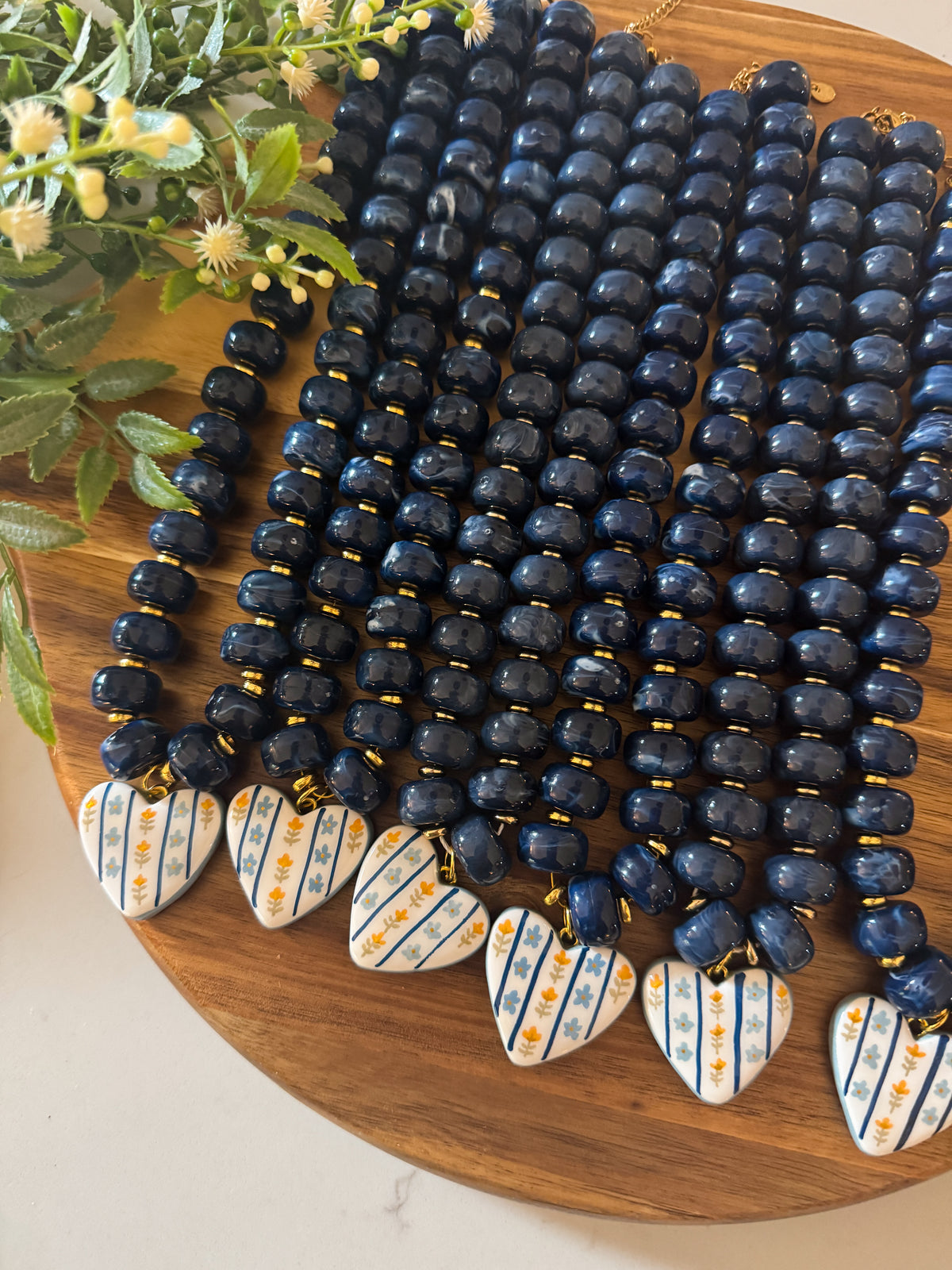 Blue & Gold Necklace
