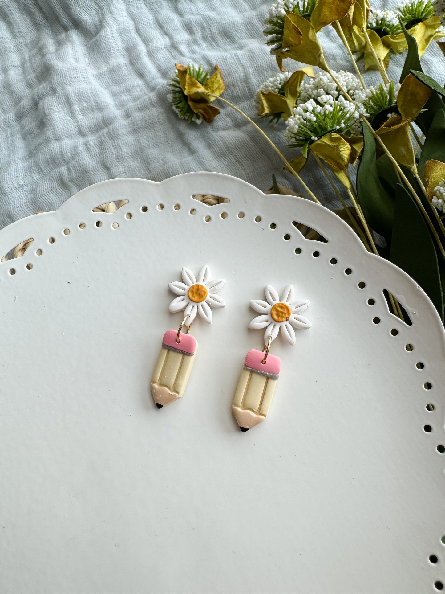 Daisy Pencil Dangles