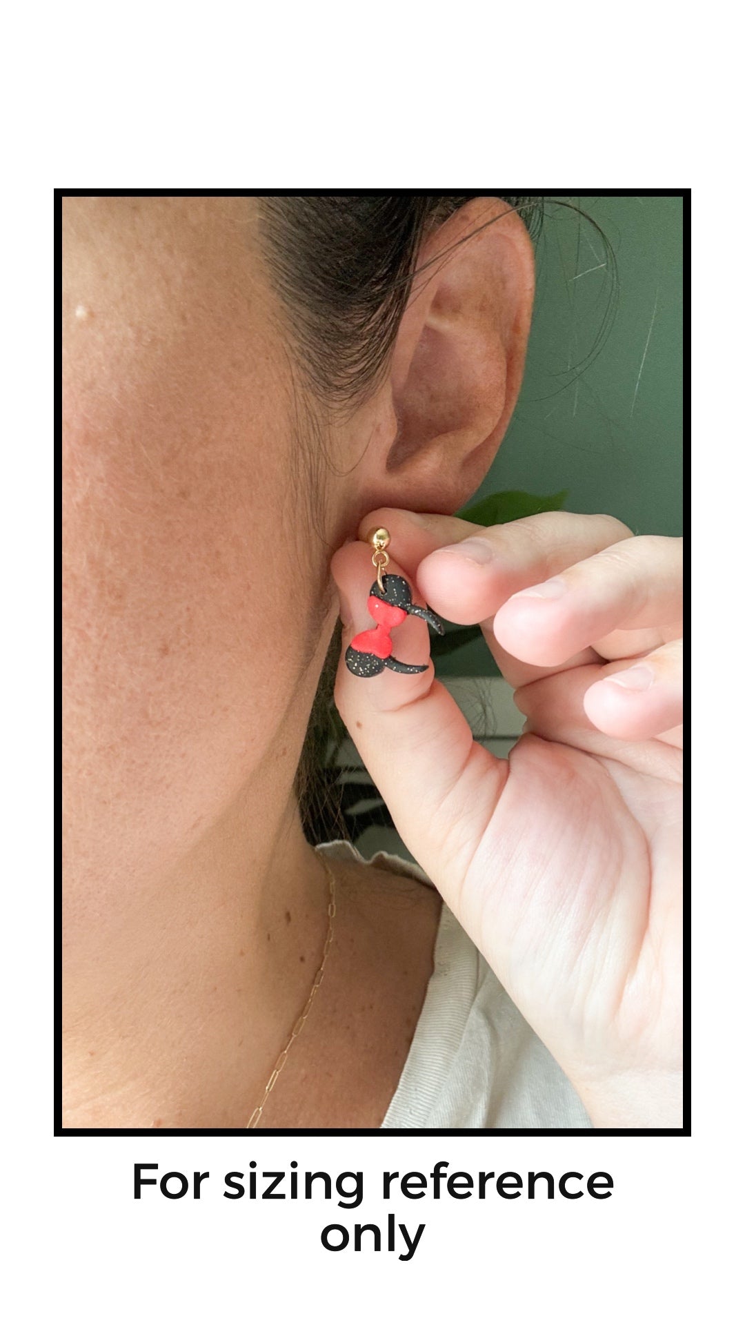 Ariel-Inspired Mouse Ear Dangles