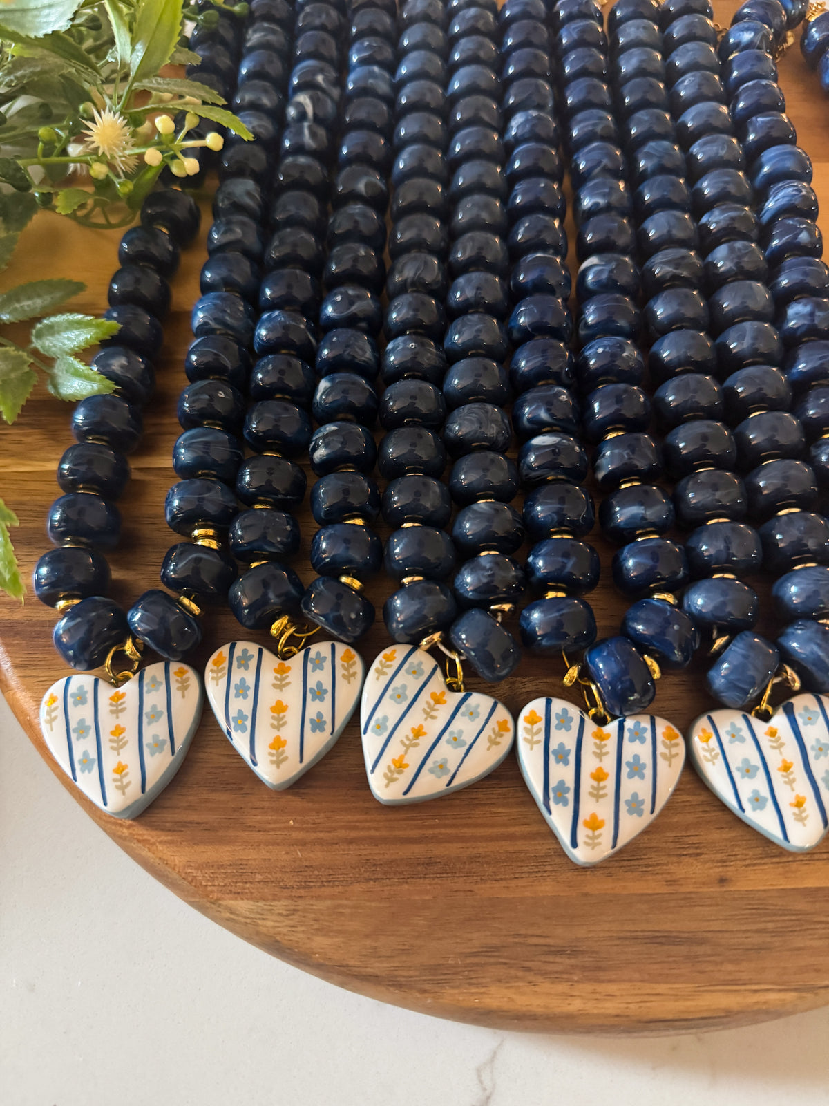 Blue & Gold Necklace