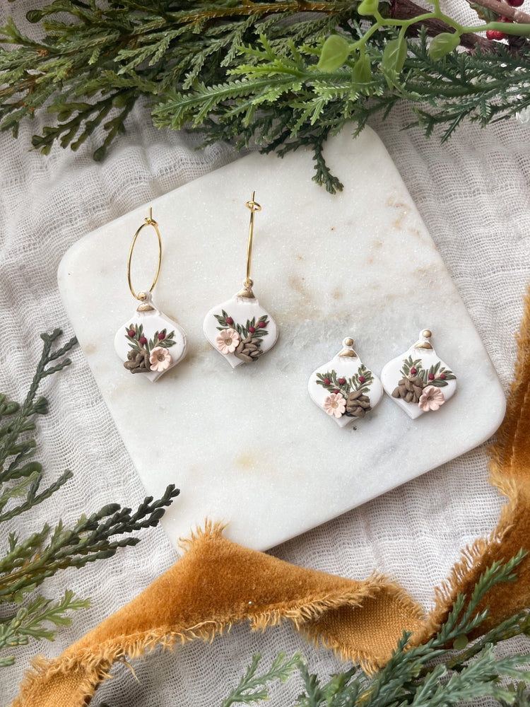 Christmas Floral Ornaments