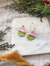 Pink Grinch Dangles