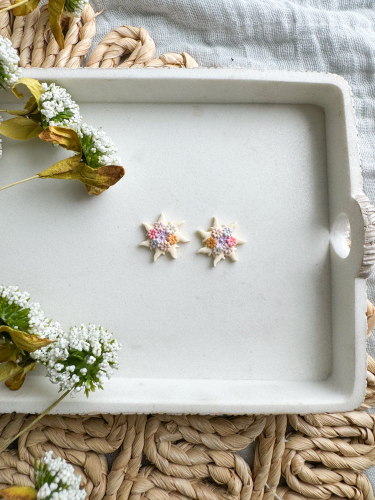 Floral Sun Studs