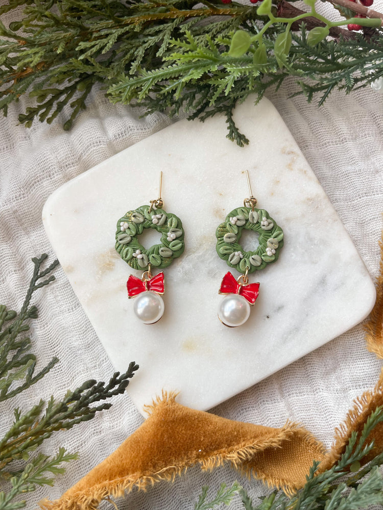 Pearl Wreath Dangles