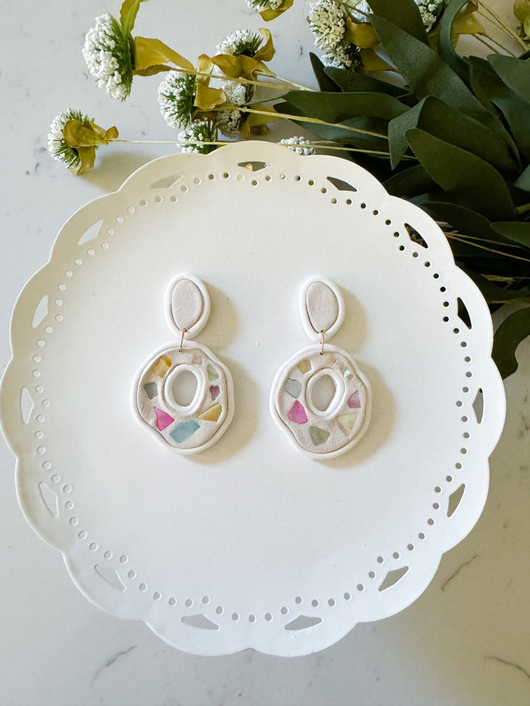 Rainbow Shell Dangles