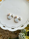 Floral Castle Mouse Studs