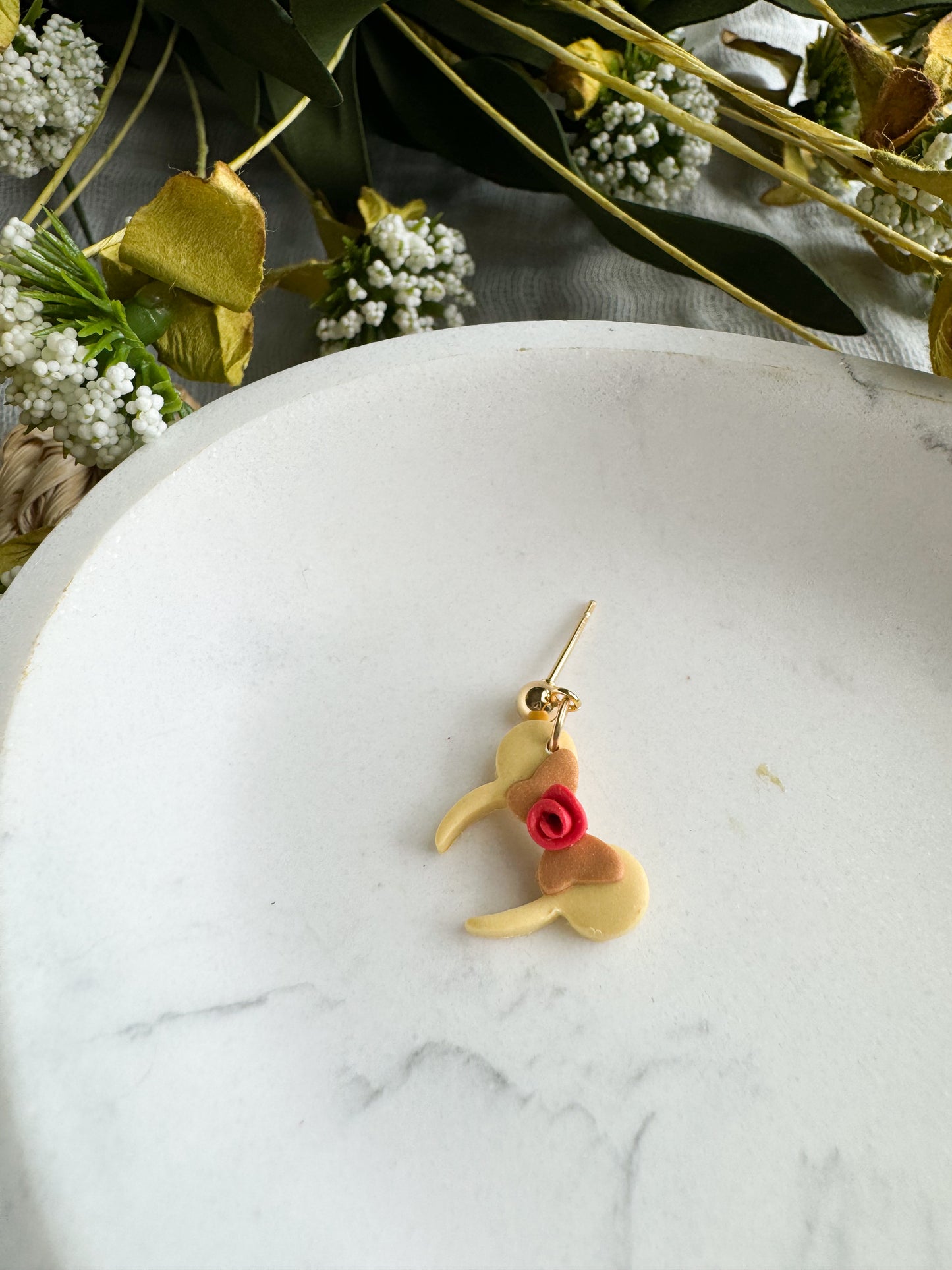 Belle-Inspired Mouse Ear Dangles