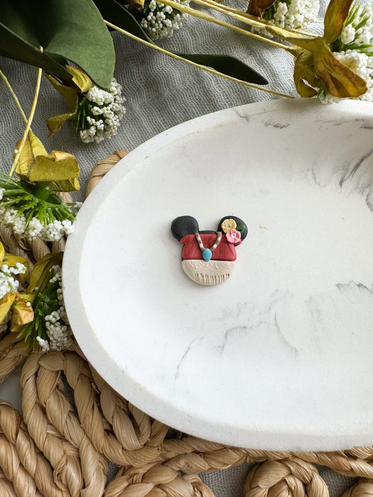 Moana-Inspired Mouse Studs