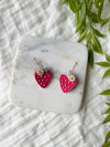 Red Strawberry Hoops