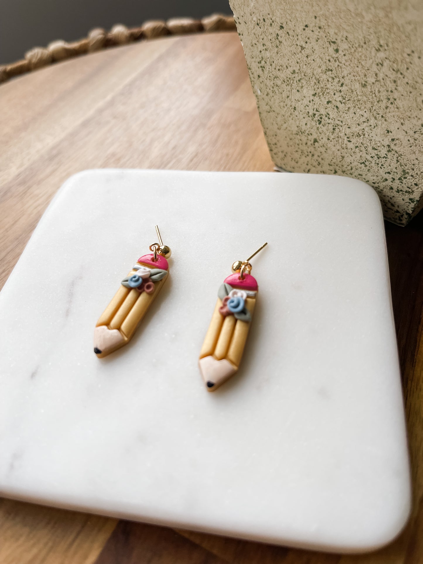 Floral Pencil Dangles